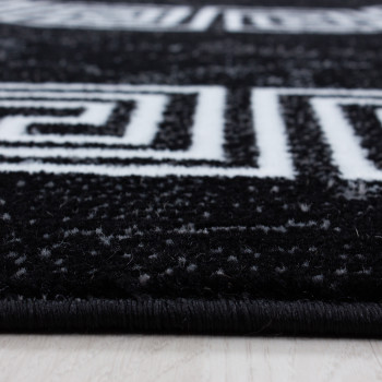 Kurzflor Teppich PLUS Schwarz