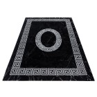 Kurzflor Teppich PLUS Schwarz