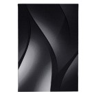 Kurzflor Teppich PLUS Schwarz