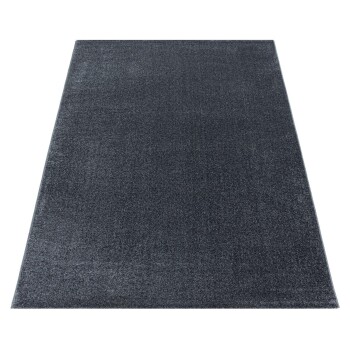 Kurzflor Teppich RIO Grau