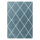 Kurzflor Teppich RIO Blau