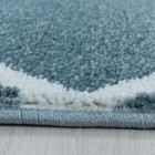 Kurzflor Teppich RIO Blau