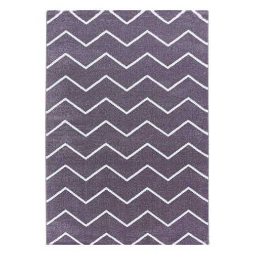 Kurzflor Teppich RIO Violett
