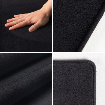 Kurzflor Teppich SKY Schwarz