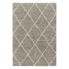 Hochflor Teppich ALVOR Beige