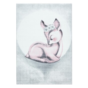 Kinder Teppich BAMBI Pink