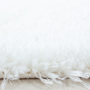 Hochflor Teppich BRILLIANT Weiß