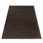Hochflor Teppich FLUFFY Braun