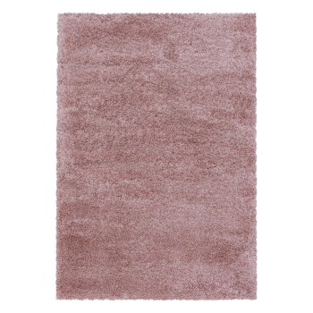 Hochflor Teppich FLUFFY Rosa