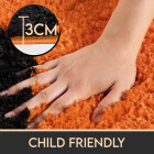 Kinder Teppich FUN Orange