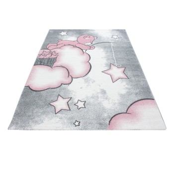Kinder Teppich KIDS Pink