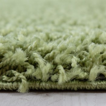 Hochflor Teppich LIFE Grün