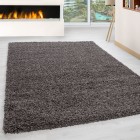 Hochflor Teppich LIFE Taupe