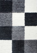Hochflor Teppich LIFE Schwarz