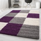 Hochflor Teppich LIFE Violett