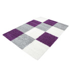 Hochflor Teppich LIFE Violett