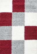 Hochflor Teppich LIFE Rot