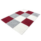 Hochflor Teppich LIFE Rot