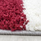 Hochflor Teppich LIFE Rot