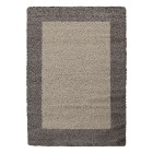 Hochflor Teppich LIFE Taupe