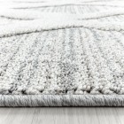 Hochflor Teppich PISA Grau