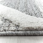 Hochflor Teppich PISA Grau