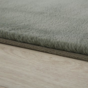 Hochflor Teppich POUFFY Grün