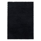 Hochflor Teppich SYDNEY Schwarz