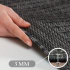 Outdoor Teppich GIZA Schwarz