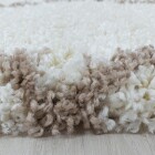 Hochflor Teppich ALVOR Creme 80 x 250 cm