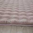 Hochflor Teppich AMBIANCE Beige 80 x 150 cm