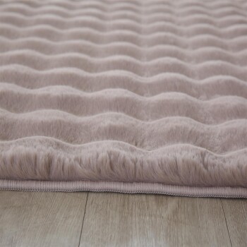 Hochflor Teppich AMBIANCE Beige 160 cm x 230 cm