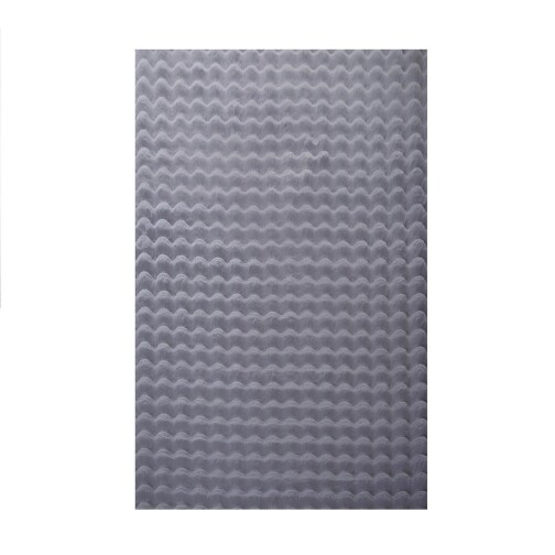 Hochflor Teppich AMBIANCE Grau 140 x 200 cm
