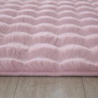 Hochflor Teppich AMBIANCE Rosa 120 cm x 170 cm