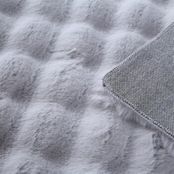 Hochflor Teppich AMBIANCE Silber 200 cm x 290 cm