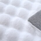 Hochflor Teppich AMBIANCE Weiß 80 x 250 cm