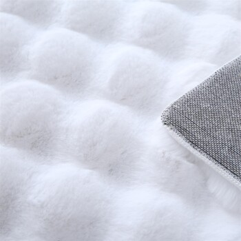 Hochflor Teppich AMBIANCE Weiß 140 x 200 cm