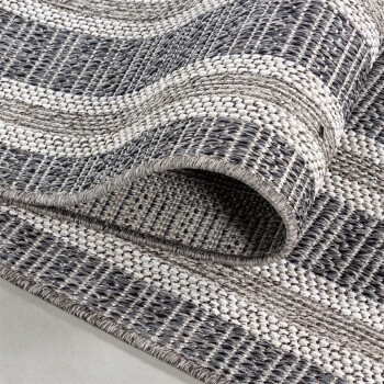 Outdoor Teppich ARUBA Grau 240 x 340 cm