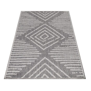 Outdoor Teppich ARUBA Grau 200 cm x 290 cm