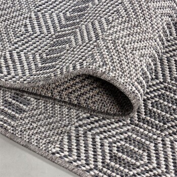 Outdoor Teppich ARUBA Grau 80 x 150 cm