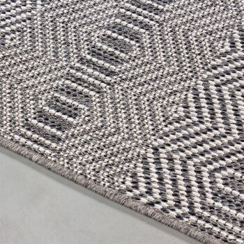 Outdoor Teppich ARUBA Grau 80 x 250 cm