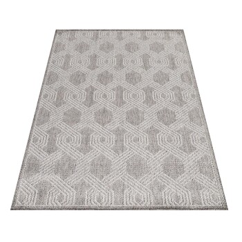 Outdoor Teppich ARUBA Grau 60 x 100 cm