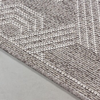 Outdoor Teppich ARUBA Grau 60 x 100 cm