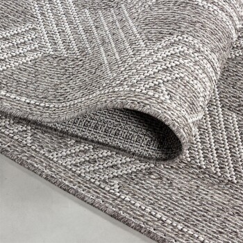 Outdoor Teppich ARUBA Grau 80 x 250 cm