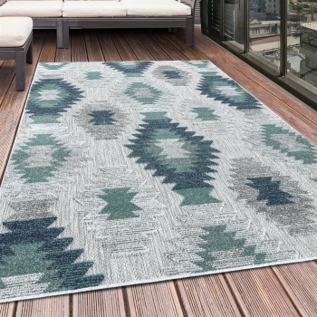 Outdoor Teppich BAHAMA Blau 80 x 250 cm