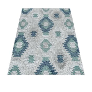 Outdoor Teppich BAHAMA Blau 80 x 250 cm