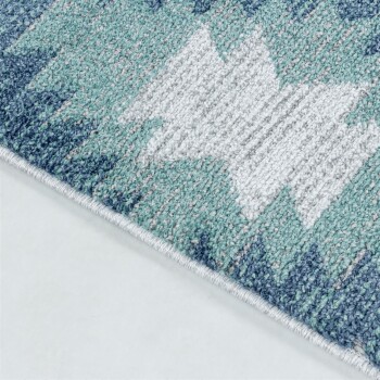 Outdoor Teppich BAHAMA Blau 80 x 250 cm