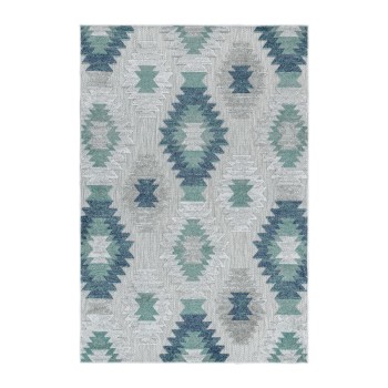 Outdoor Teppich BAHAMA Blau 140 x 200 cm