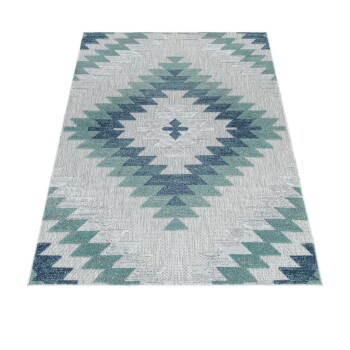 Outdoor Teppich BAHAMA Blau 80 x 250 cm
