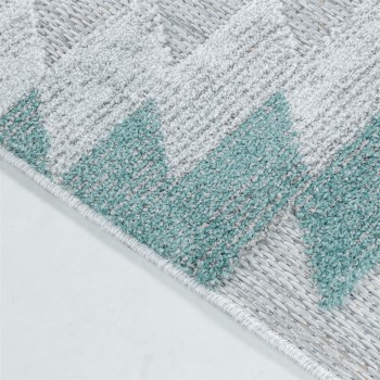Outdoor Teppich BAHAMA Blau 80 x 250 cm